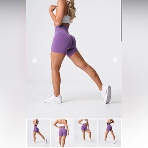 Used Like New Size Medium NVGTN Violet Pro Seamless Shorts